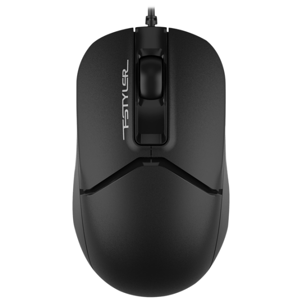 Mouse A4Tech FM12S Black Cu fir, 1200 dpi photo 1