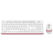Tastatură A4Tech F1010 Pink Home and Office, Cu fir
