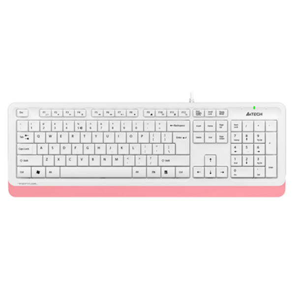 Клавиатура A4Tech F1010 Розовый Для дома и офиса, Проводная photo 2