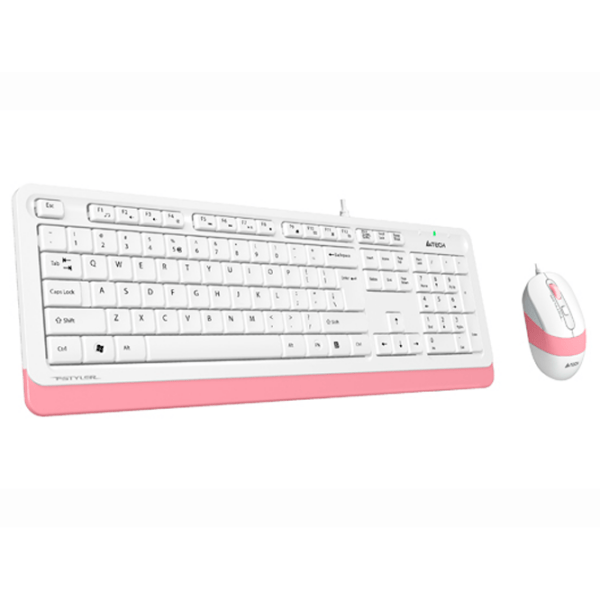 Клавиатура A4Tech F1010 Розовый Для дома и офиса, Проводная photo 4