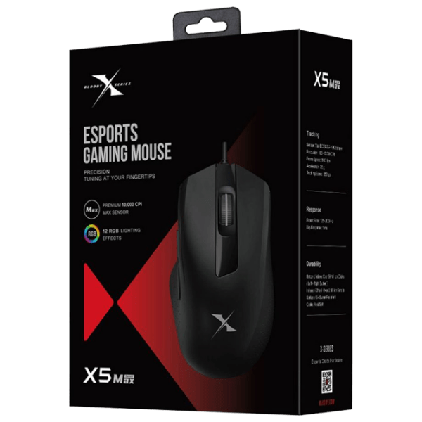 Мышь A4Tech Bloody X5 Max Черный Проводная / 10000 dpi photo 4