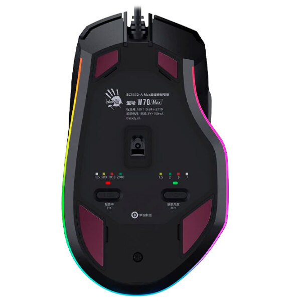 Мышь A4Tech Bloody W70 Max Черный Проводная / 10000 dpi photo 7