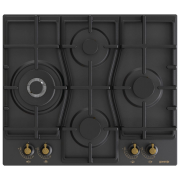 Газовая варочная панель Gorenje GW 6D42CLB Черный , Решетка: Чугунная