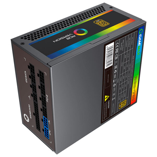 Sursă de alimentare ATX 12V 2.3 Gamemax RGB-750 750 W Black  photo 4