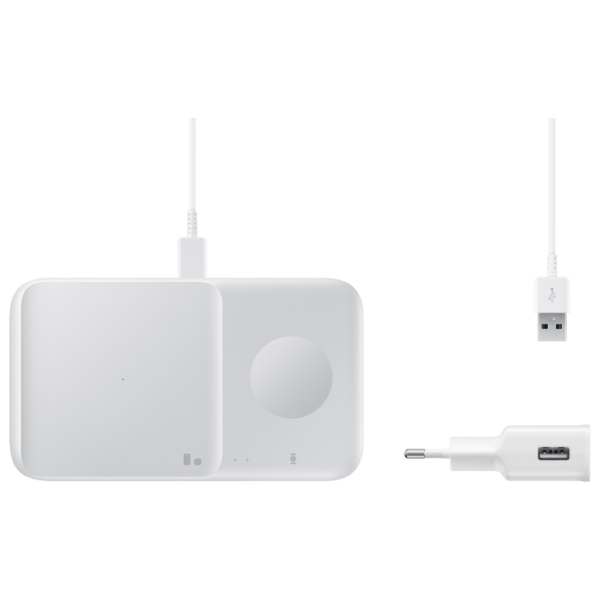 Беспроводная зарядка Samsung EP-P4300 Duo Charger (9 Вт) Белый  / Белый photo 5