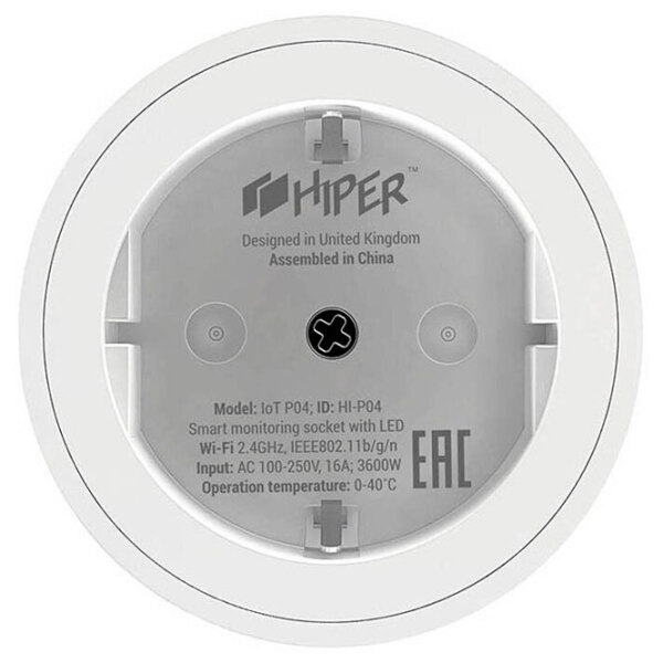 Smart priza Hiper IoT P05 Белый  photo 2