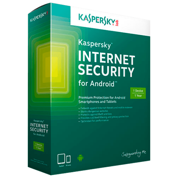 Antivirus KASPERSKY Internet Security (KIS) Android Card 1 Device, Card, 12 photo 1