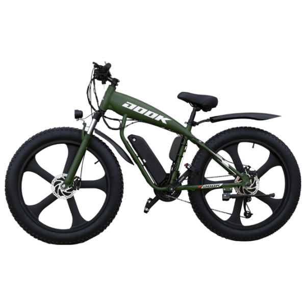 Электровелосипед Roadking Fat Snow Зелёный 26" | 480 Вт | до 40 км photo 2