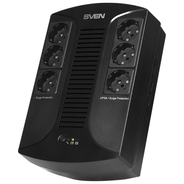 ИБП Sven UP-L1000E (510/ 1000) Черный  photo 2