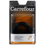 Аудио кабель Carrefour CFL-AUD 22 Toslink/ Toslink Черный 