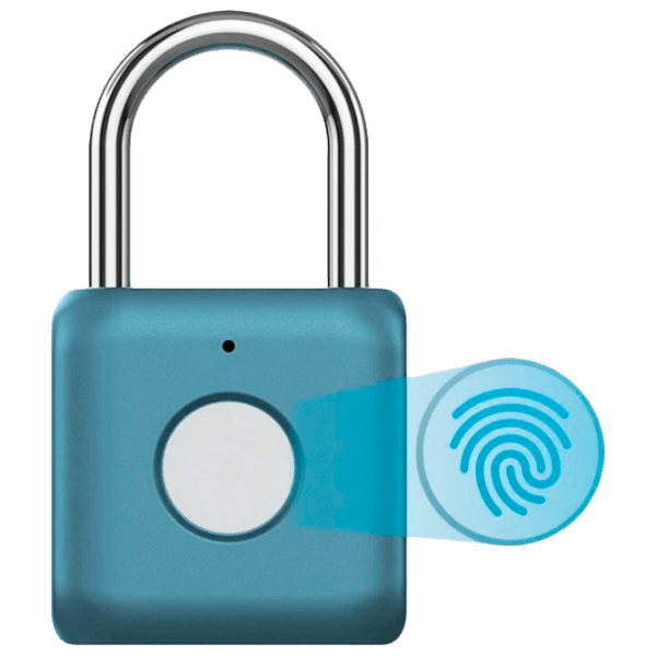 Dispozitiv antifurt Xiaomi Mi Fingerprint Padlock Blue Silver  photo 2