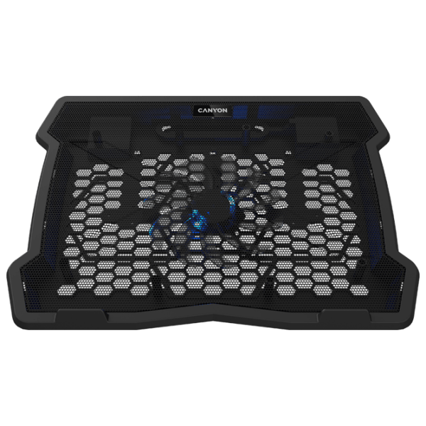 Cooling pad Canyon HNS02 Black Dimensiune ecran - 15.6"/ Material carcasă - Plastic photo 1