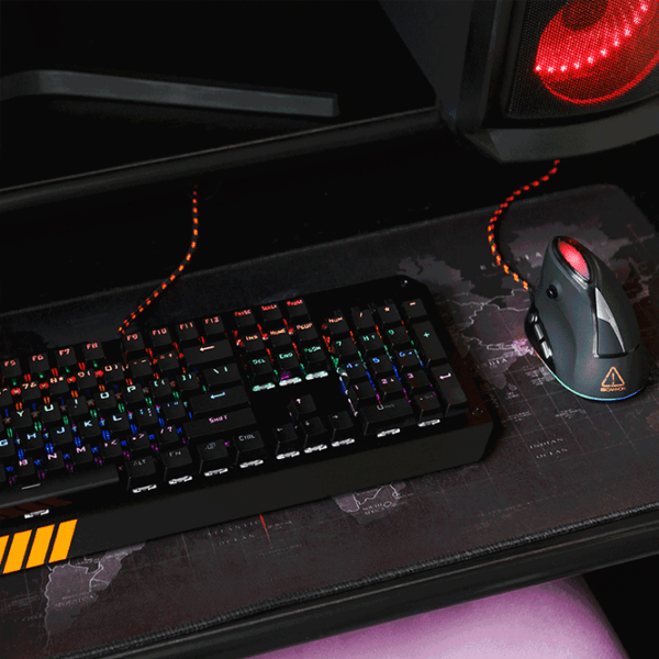 Tastatură Canyon Hazard CND-SKB6 Black Gaming, Cu fir photo 5