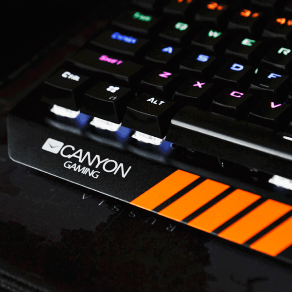 Tastatură Canyon Hazard CND-SKB6 Black Gaming, Cu fir photo 7