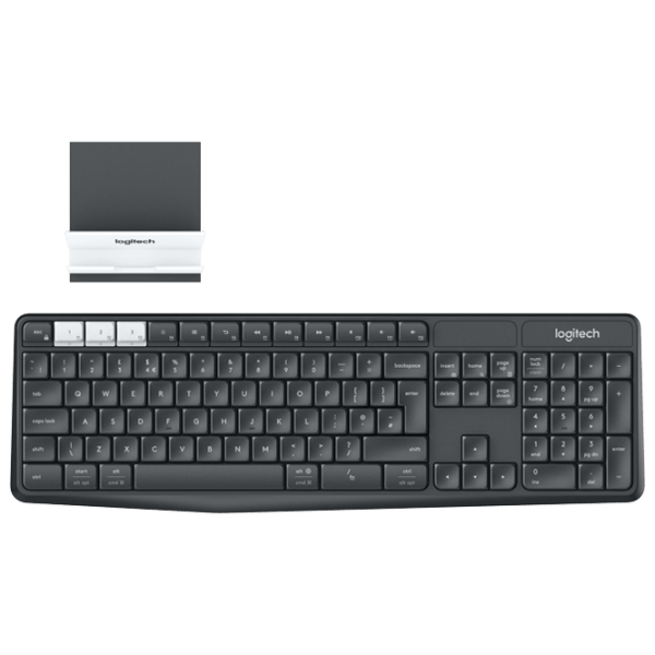 Клавиатура Logitech K375s Графитовый Для дома и офиса, Беспроводные photo 1