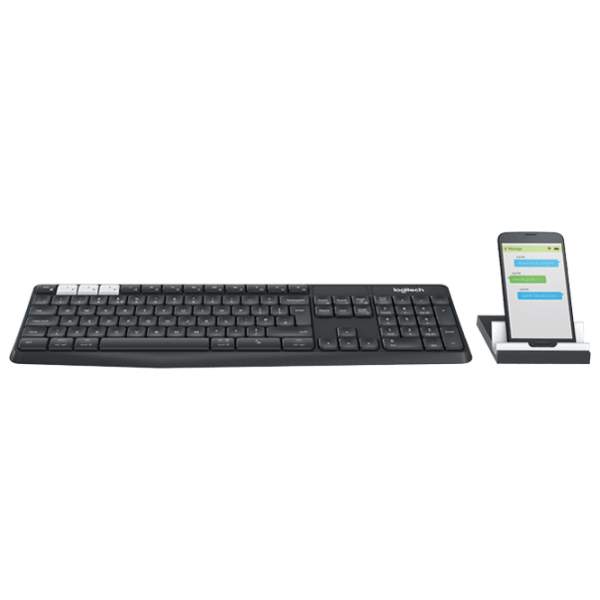Клавиатура Logitech K375s Графитовый Для дома и офиса, Беспроводные photo 2