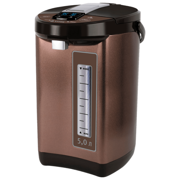 Thermo Pot Vitek VT-1193 Brown 1400 W, 5&nbsp;l, Material interior: photo 1