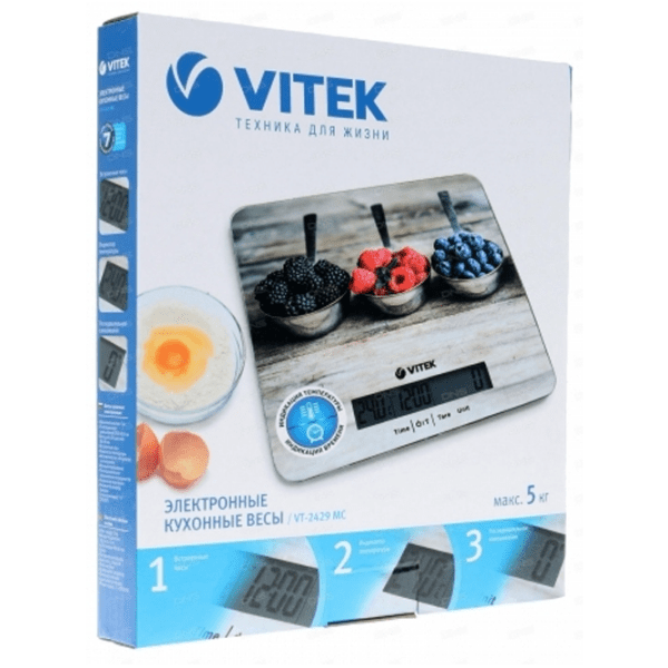 Кухонные весы Vitek VT-2429 Разноцветный  photo 4