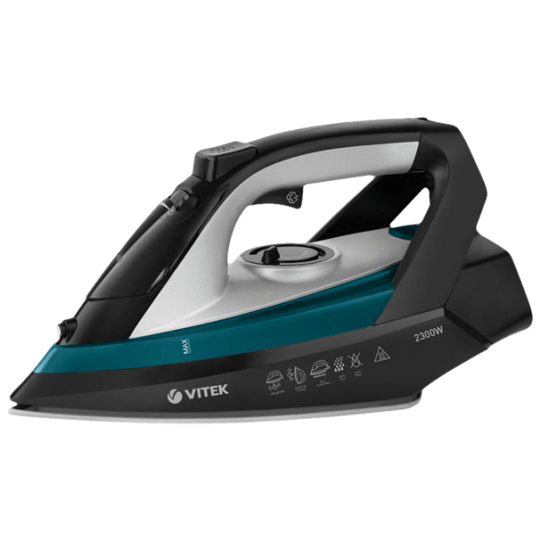 Утюг Vitek VT-8324 Черный 2300 Вт, 40 г/ мин, 0.15 л, Керамика photo 1