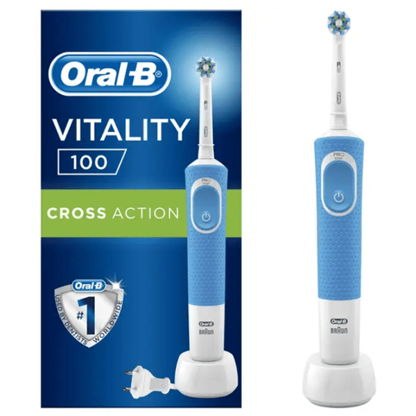 Зубная электрощетка Braun Vitality 100 Cross Action Синий  photo 2