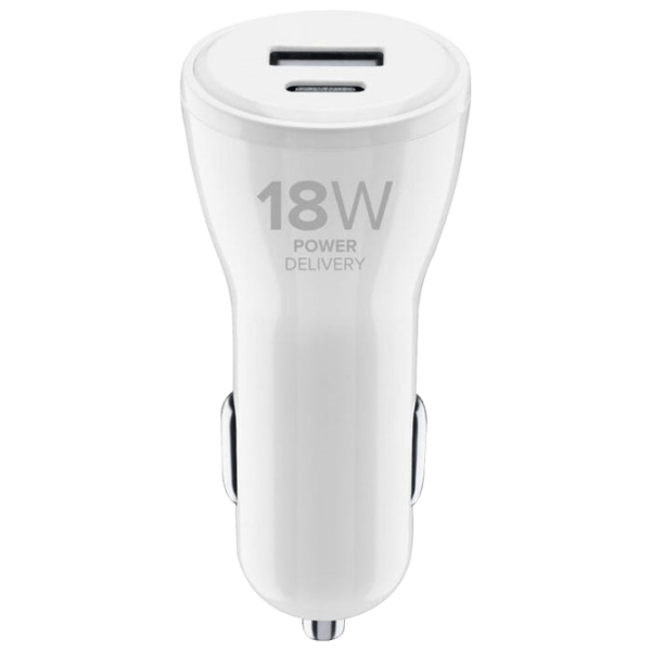 Încărcător auto Cellularline CBRIPHUSB2PD30W (30 W) White  / White photo 1
