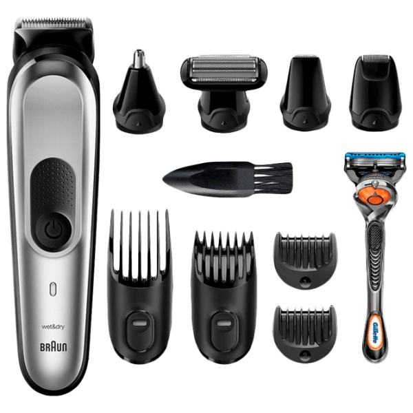 Триммер для лица Braun MGK7220 Серебряный  photo 2