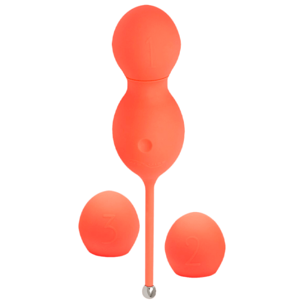Vibrating We-Vibe Kegel Balls BLOOM, Коралловый  photo 1