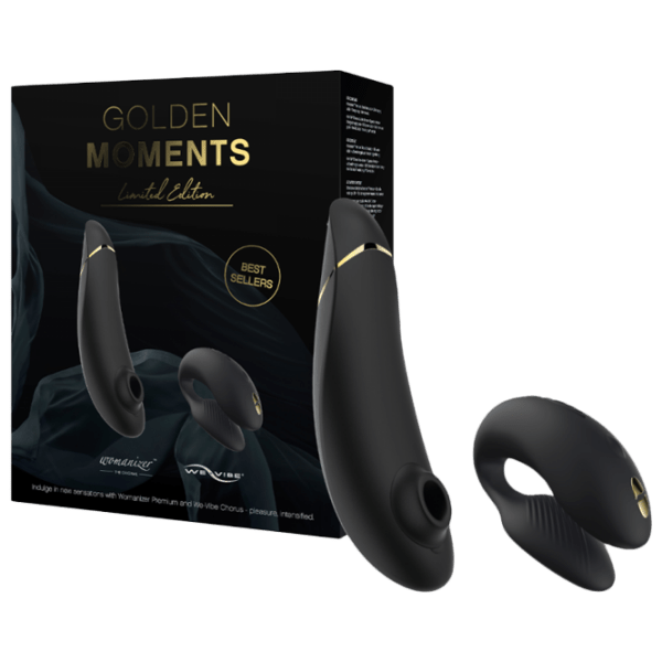 Набор игрушек для взрослых We-Vibe Golden Moments Collection By Womanizer & We-Vibe Set Черный  photo 1