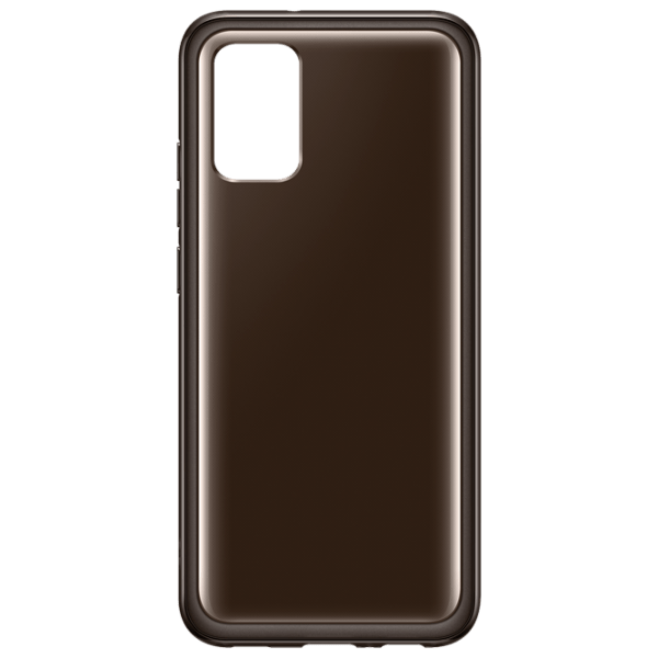 Husă Samsung Galaxy A02s Orig, Soft Clear, Black  photo 4