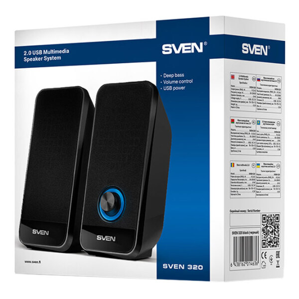 Sistem audio Sven 320 Black  photo 4