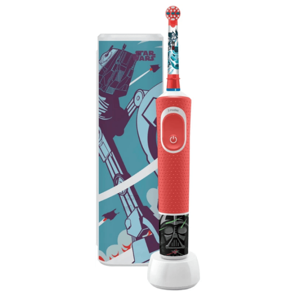 Зубная электрощетка Braun Kids Vitality D100 StarWars Красный  photo 2