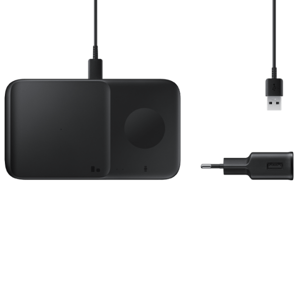 Încărcător wireless Samsung EP-P4300 Duo Charger (9 W) Black  / Black photo 5