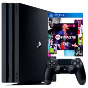 Игровая приставка Sony Playstation 4 PRO Черный + FIFA 21 HDD , RAM 8 ГБ