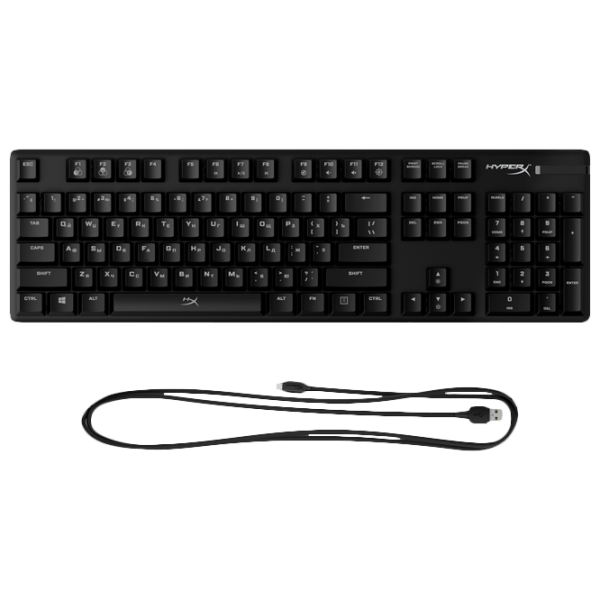 Клавиатура HyperX Alloy Origins MX Blue Черный Игровой, Проводная photo 2