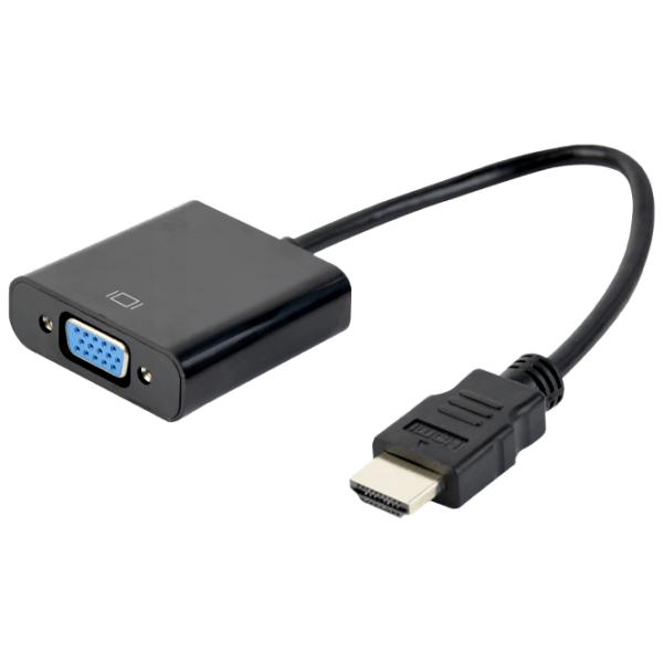 Adapter Cablexpert A-HDMI-VGA-04 Black HDMI photo 1