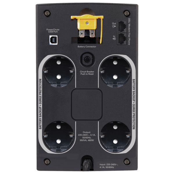 ИБП APC BX1400U-GR (700/ 1400) Черный  photo 2