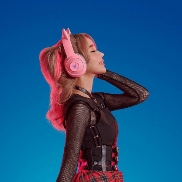 Căști Razer Kraken Quartz Kitty Edition BT Pink Fără fir/ Personal/ Over the ear photo 7