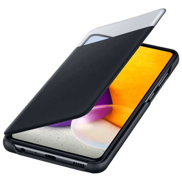 Husă pentru smartphone Samsung Galaxy A72 (EF-EA725PBEGRU) Black Samsung, PC, Flip Cover View photo 3