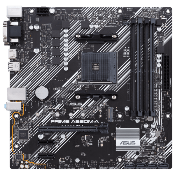 Материнская плата Asus PRIME A520M-A mATX  photo 1