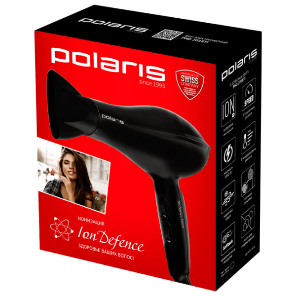 Фен Polaris PHD 2018Ti Черный  photo 7
