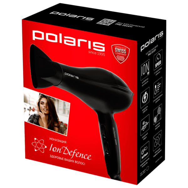 Фен Polaris PHD 2018Ti Черный  photo 7