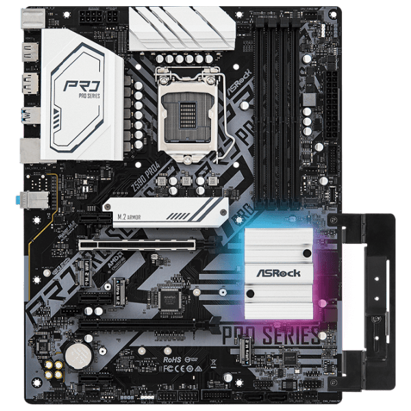 Материнская плата ASRock Z590 PRO4 ATX  photo 2