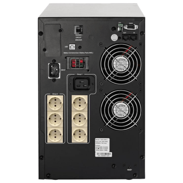 ИБП PowerCom VGS-3000 (2700/ 3000) Черный  photo 3