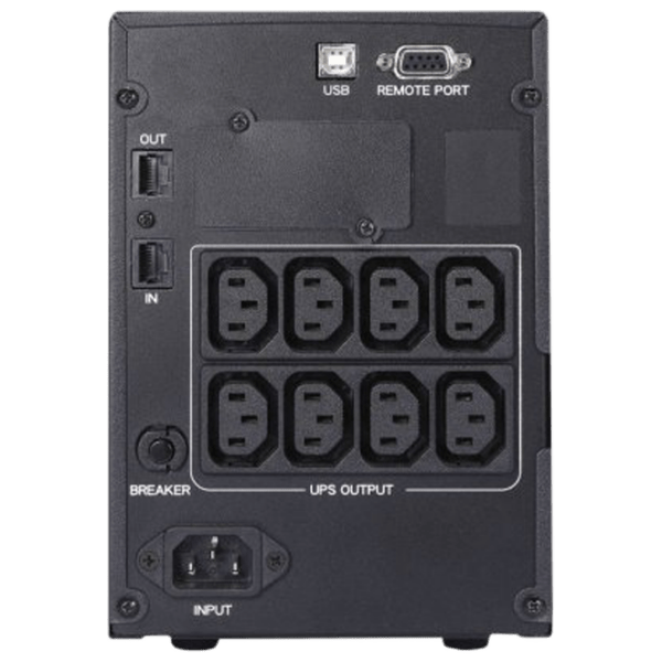 UPS PowerCom SPT-1500 (1200/ 1500VA) Black  photo 3