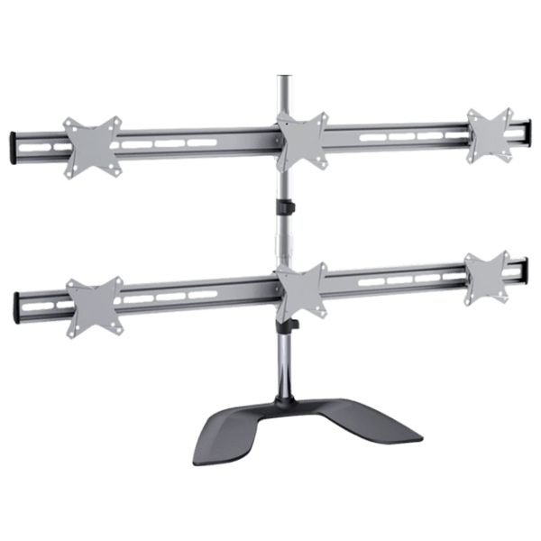 Suport pentru monitor Reflecta PLANO DeskStand 23-1010 S Silver VESA 100 x 100 mm photo 1