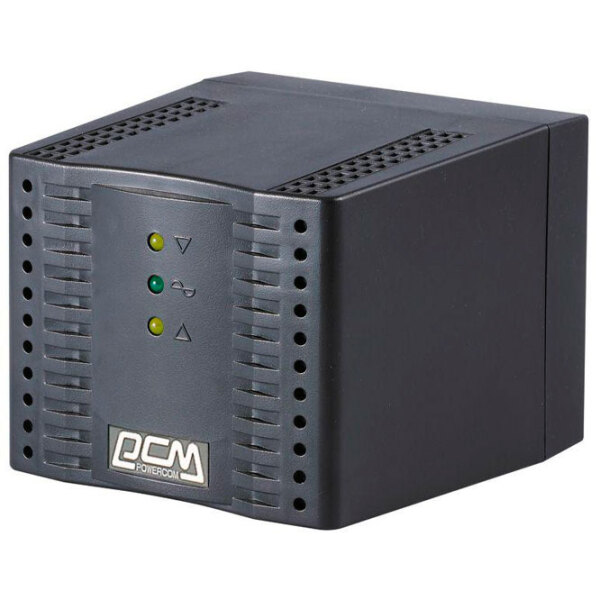 Стабилизатор напряжения PowerCom TCA-3000 (1500/ 3000) Черный  photo 2