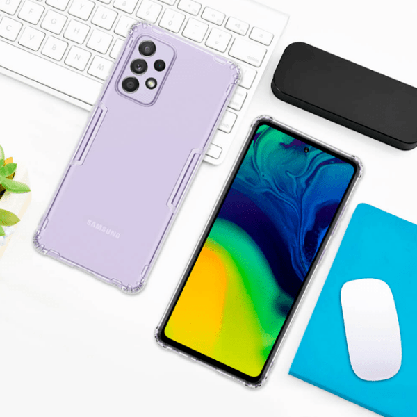 Чехол для смартфона Samsung Galaxy A52 (Nature) Прозрачный Белый Nillkin, TPU, Back photo 5