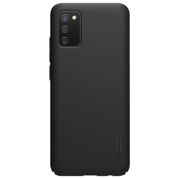 Husă pentru smartphone Samsung Galaxy A02s (Frosted Shield) Black Nillkin, TPU, Back photo 1
