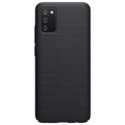Husă pentru smartphone Samsung Galaxy A02s (Frosted Shield) Black Nillkin, TPU, Back