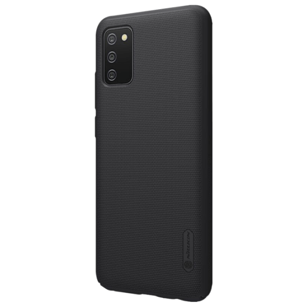 Husă pentru smartphone Samsung Galaxy A02s (Frosted Shield) Black Nillkin, TPU, Back photo 2
